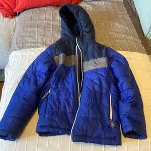 Land’s end puffer jacket with fleece lining